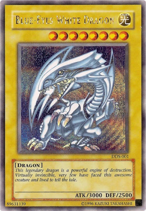 Blue-Eyes White Dragon (Dark Duel Stories) — Yu-Gi-Oh! Video Game Promotional Cards card