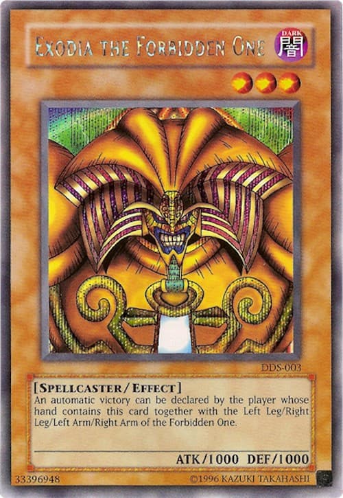 Exodia the Forbidden One (Dark Duel Stories) — Yu-Gi-Oh! Video Game Promotional Cards card