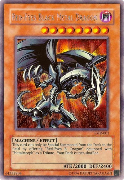 Red-Eyes Black Metal Dragon (Forbidden Memories) — Yu-Gi-Oh! Video Game Promotional Cards card
