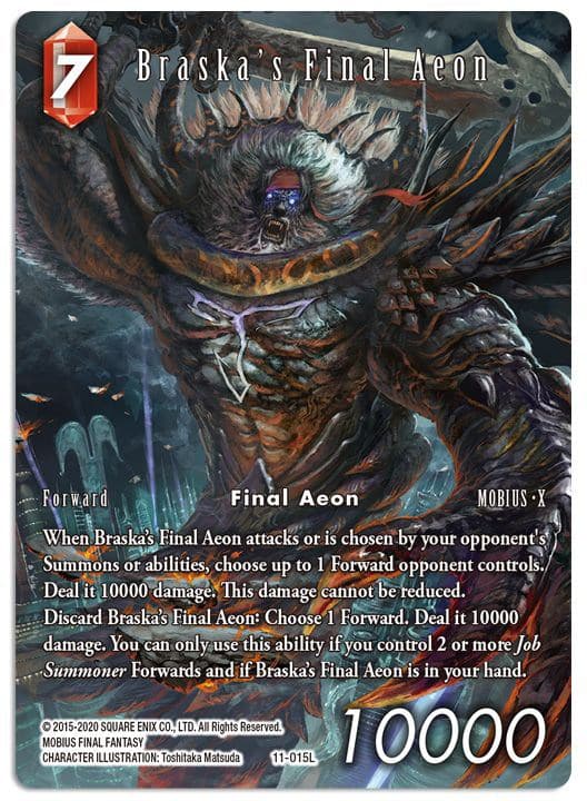 Braska's Final Aeon (Full Art) — FF: Promo Cards card