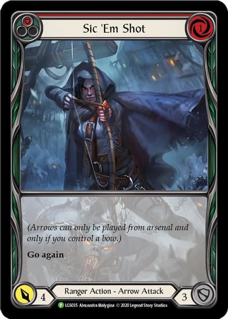Sic 'Em Shot (Red) - LGS035 — Flesh and Blood: Promo Cards card