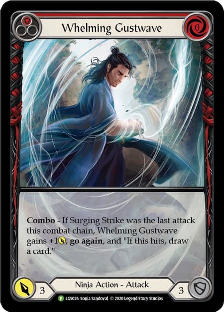 Whelming Gustwave (Red) - LGS026 — Flesh and Blood: Promo Cards card