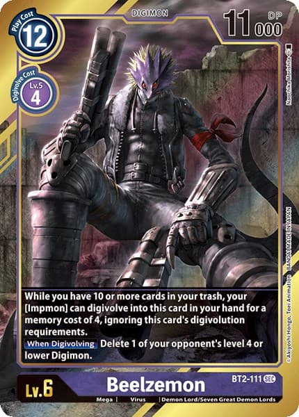 Beelzemon (Alternate Art) — Release Special Booster 1.0 card