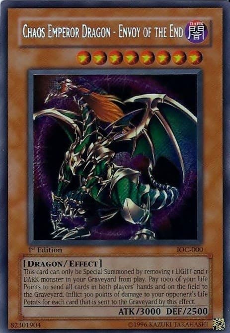 Chaos Emperor Dragon - Envoy of the End — Invasion of Chaos card