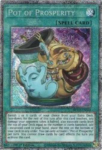 Pot of Prosperity (Starlight Rare) — Blazing Vortex card