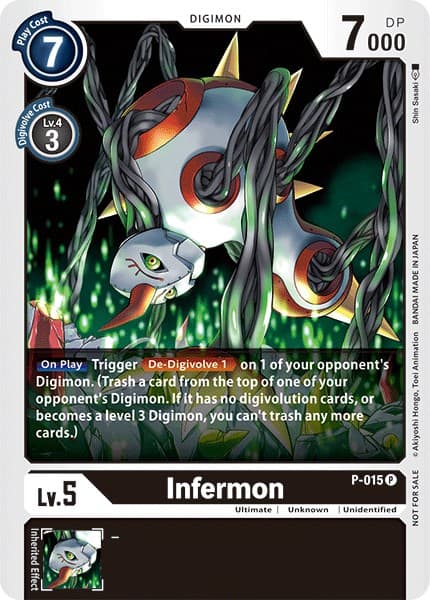 Infermon - P-015 — Digimon Promotion Cards card