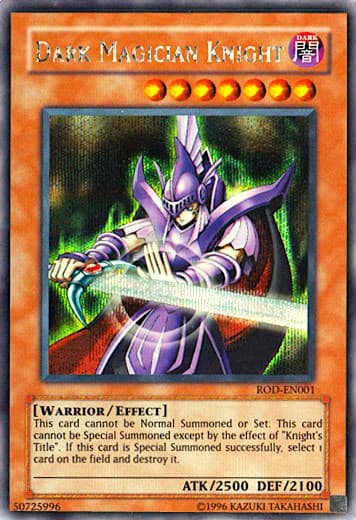 Dark Magician Knight (Reshef of Destruction) (Secret Rare) — Yu-Gi-Oh! Video Game Promotional Cards card