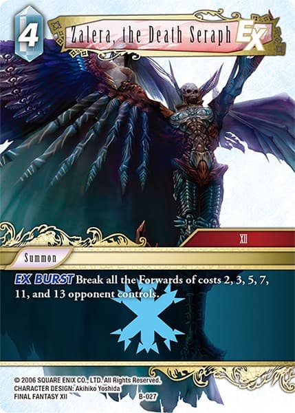 Zalera, the Death Seraph — Boss Deck: Chaos card