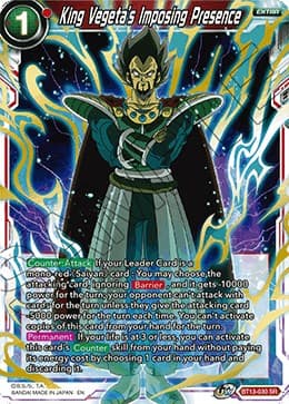 King Vegeta's Imposing Presence — Supreme Rivalry card