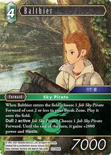 Balthier — Opus XIII: Crystal Radiance card