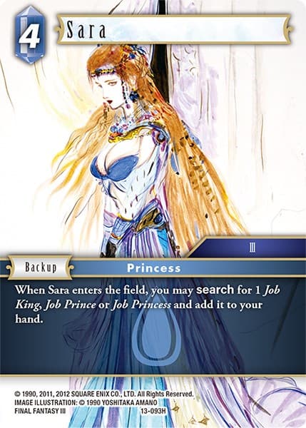 Sara — Opus XIII: Crystal Radiance card