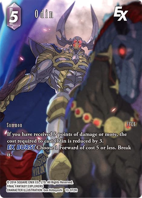 Odin EX (Full Art) — Opus XIII: Crystal Radiance card