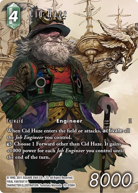Cid Haze (Full Art) — Opus XIII: Crystal Radiance card