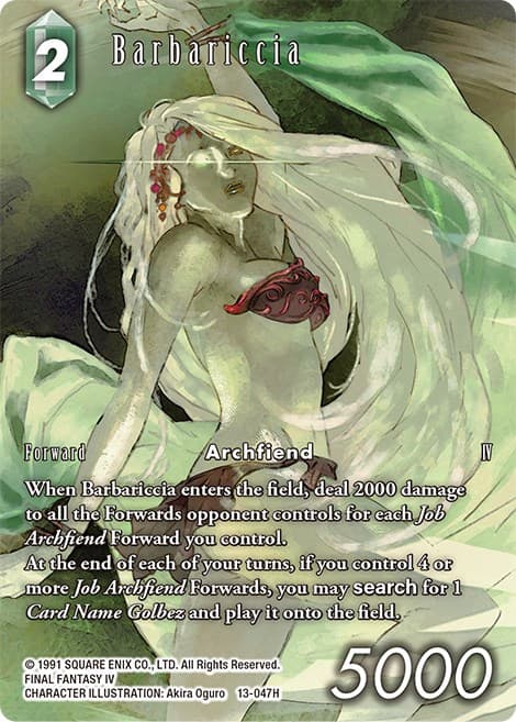 Barbariccia (Full Art) — Opus XIII: Crystal Radiance card