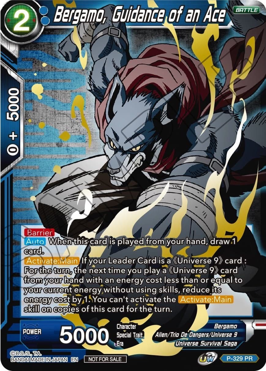 Bergamo, Guidance of an Ace (Championship Pack 2021 Vol.1) (Winner Gold Stamped) — Tournament Promotion Cards card