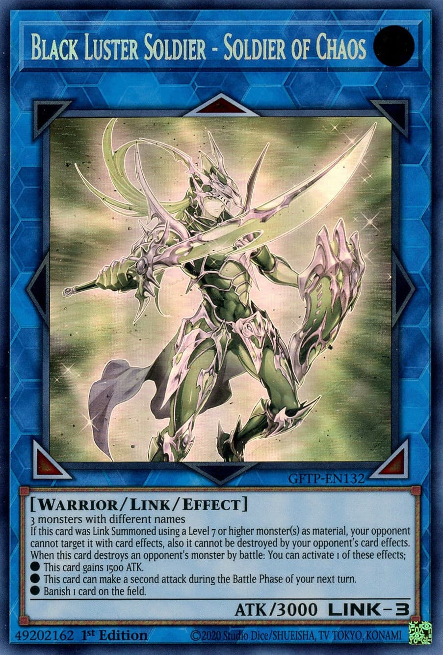 Black Luster Soldier - Soldier of Chaos (Ghost Rare) — Ghosts From the Past card