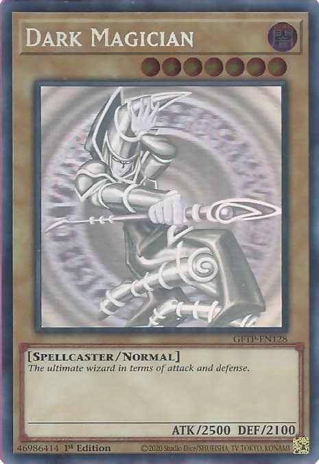 Dark Magician (Ghost Rare) — Ghosts From the Past card