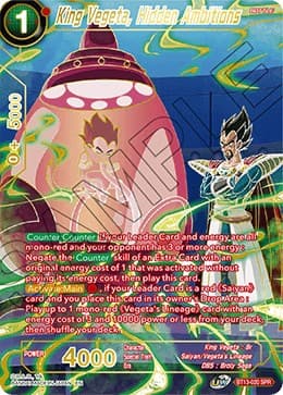 King Vegeta, Hidden Ambitions (SPR) — Supreme Rivalry card