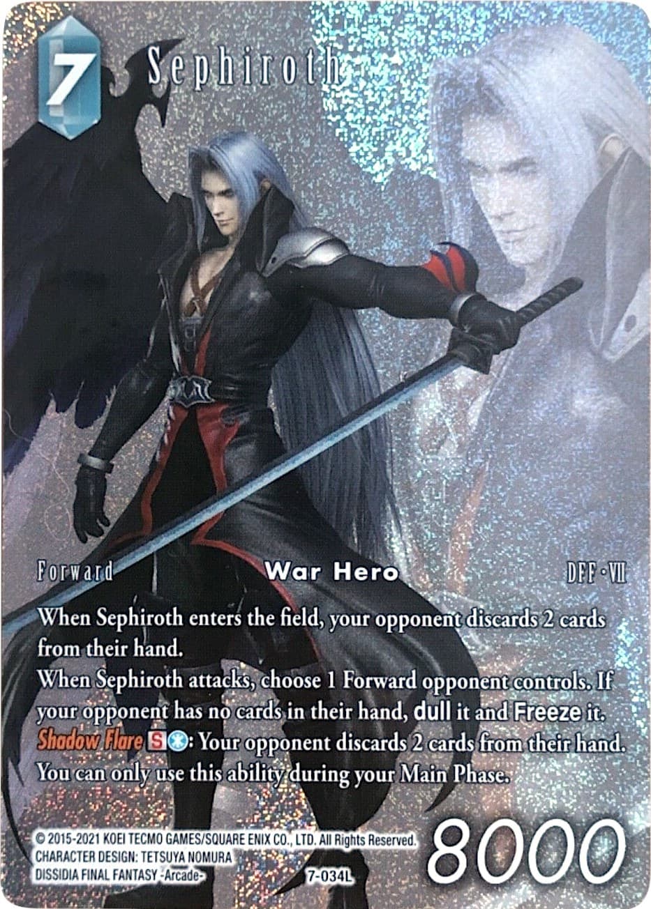 Sephiroth (Full Art) — Boss Deck: Chaos card