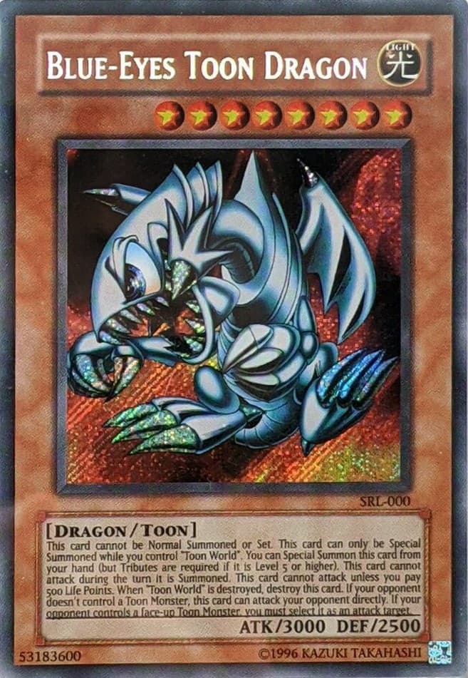 Blue-Eyes Toon Dragon (SRL-000) — Spell Ruler card