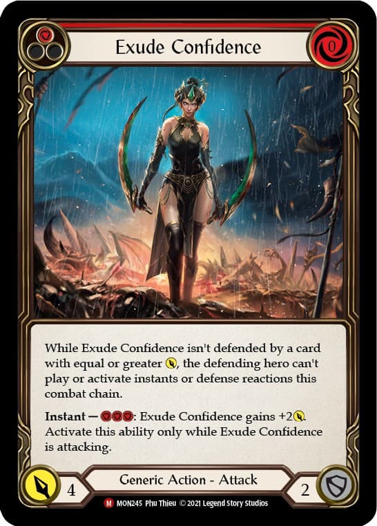 Exude Confidence — Monarch card