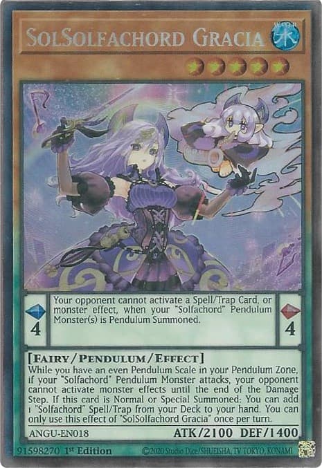 SolSolfachord Gracia (CR) — Ancient Guardians card