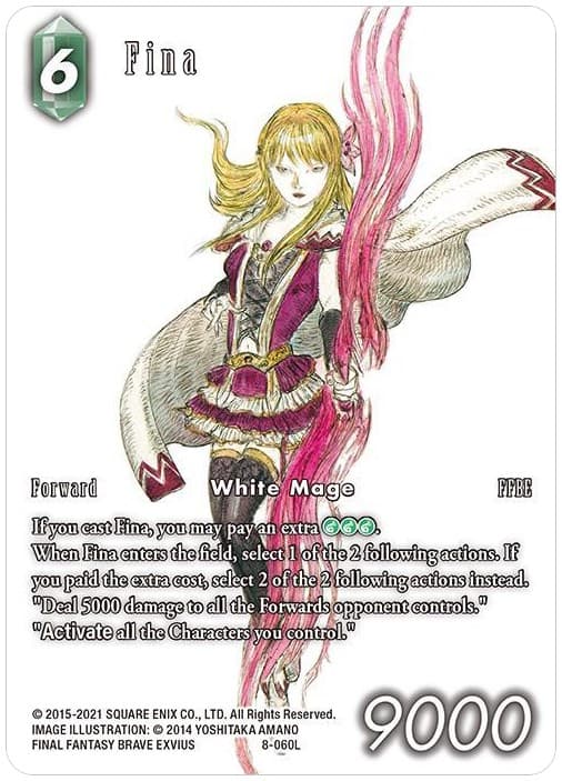 Fina (Full Art Reprint) — Opus XIII: Crystal Radiance card