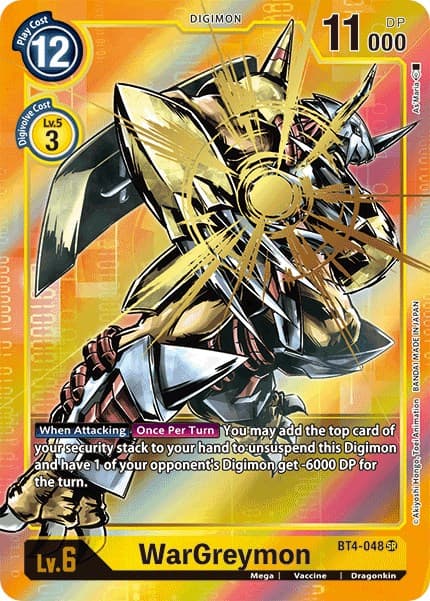 WarGreymon (Alternate Art) — Great Legend card