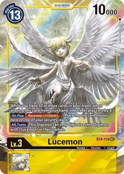 Lucemon (Alternate Art) — Great Legend card