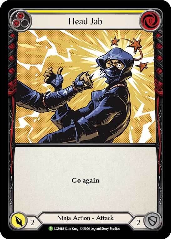Head Jab (Yellow) - LGS018 — Flesh and Blood: Promo Cards card