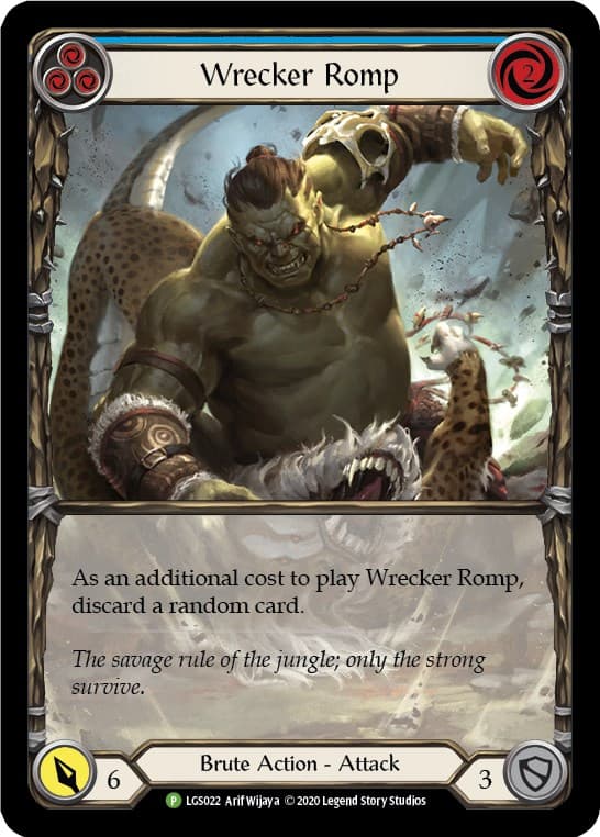 Wrecker Romp (Blue) - LGS022 — Flesh and Blood: Promo Cards card