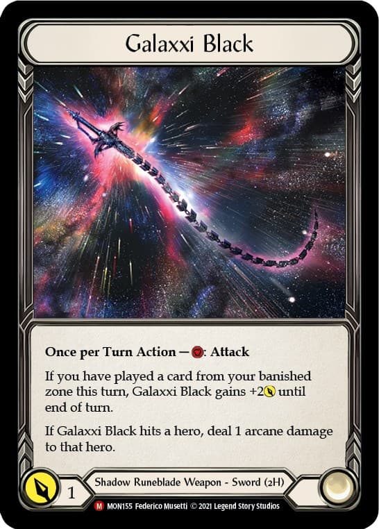 Galaxxi Black (Alternate Art) — Monarch card