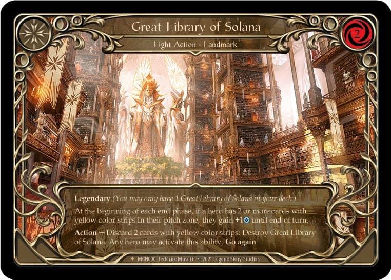 Great Library of Solana — Monarch card