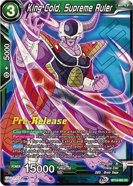 King Cold, Supreme Ruler — Supreme Rivalry Pre-Release Cards card
