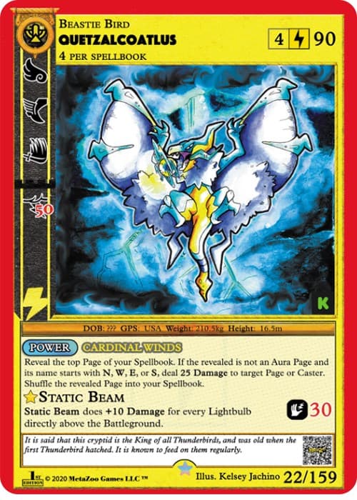 Quetzalcoatlus — Cryptid Nation: Kickstarter Edition card