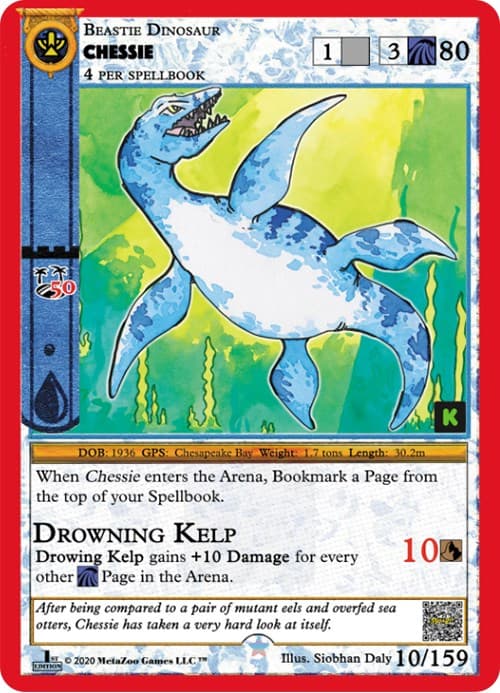 Chessie — Cryptid Nation: Kickstarter Edition card