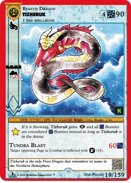 Tizheruk — Cryptid Nation: Kickstarter Edition card