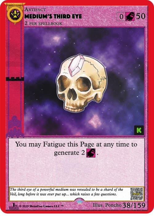 Medium's Third Eye — Cryptid Nation: Kickstarter Edition card