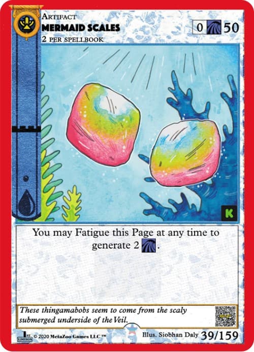 Mermaid Scales — Cryptid Nation: Kickstarter Edition card