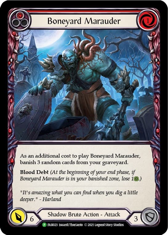 Boneyard Marauder (Red) - FAB023 — Flesh and Blood: Promo Cards card