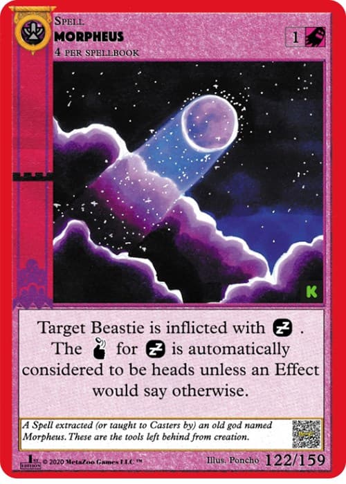 Morpheus — Cryptid Nation: Kickstarter Edition card