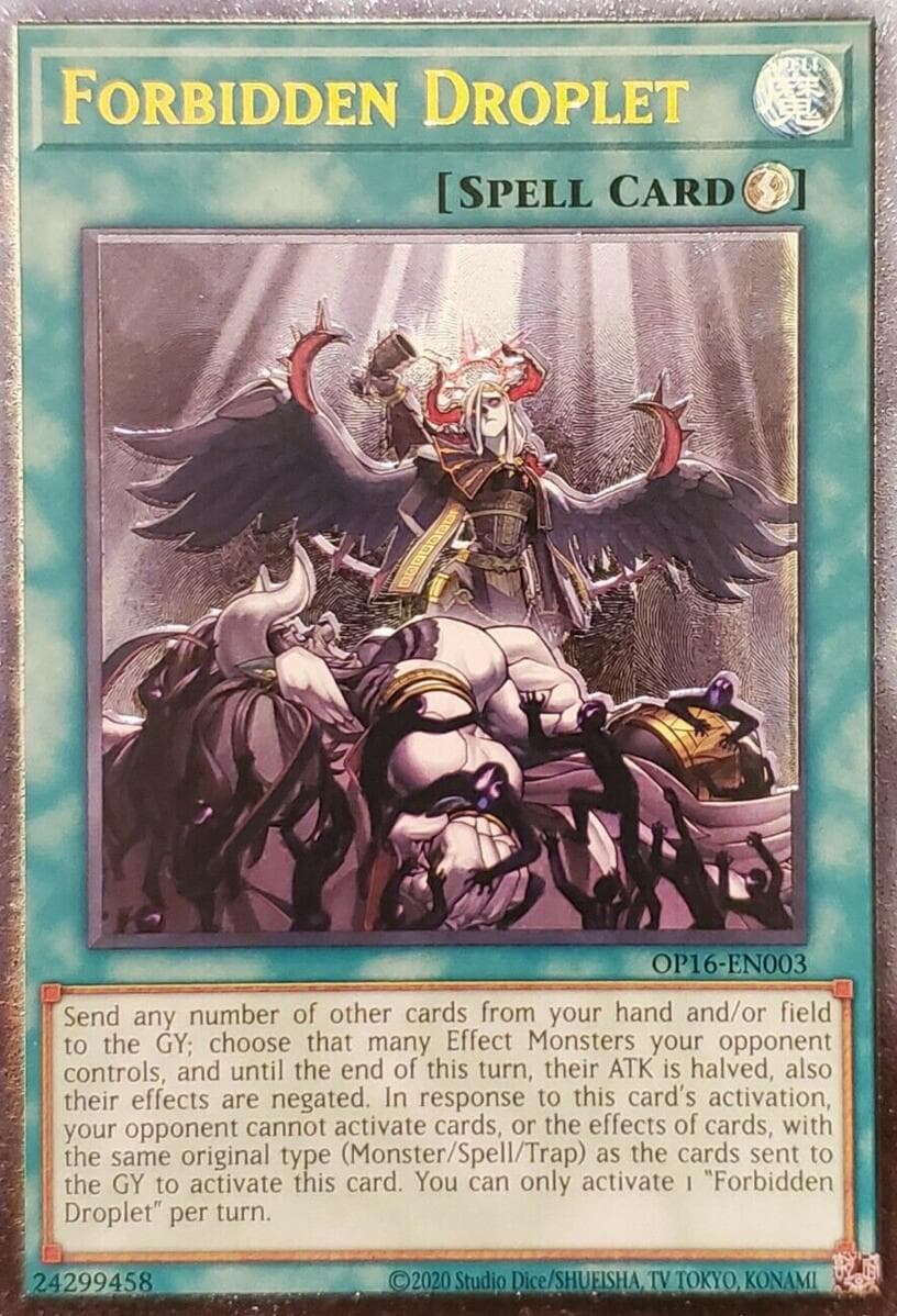 Forbidden Droplet (UTR) — OTS Tournament Pack 16 card