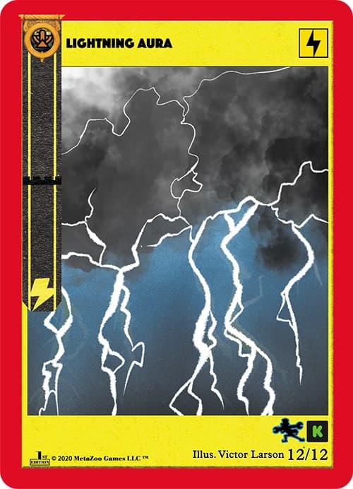Lightning Aura — Cryptid Nation: Kickstarter Edition Tribal Theme Decks card