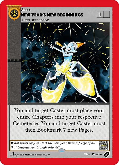 New Year's New Beginnings (First Edition) — Holiday Promos card