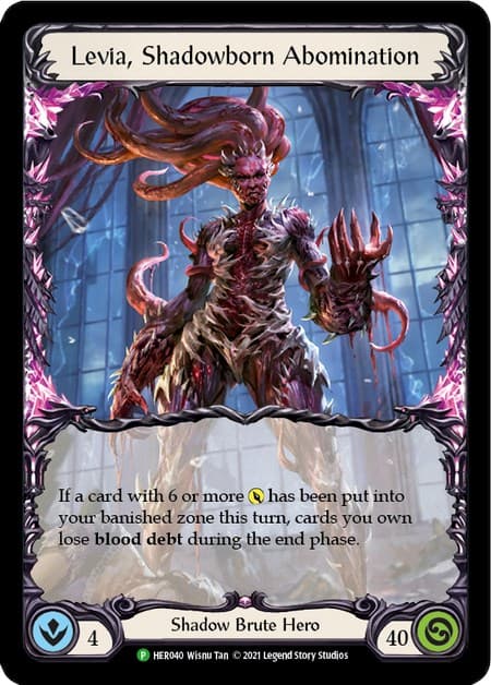 Levia, Shadowborn Abominationn - HER040 — Flesh and Blood: Promo Cards card