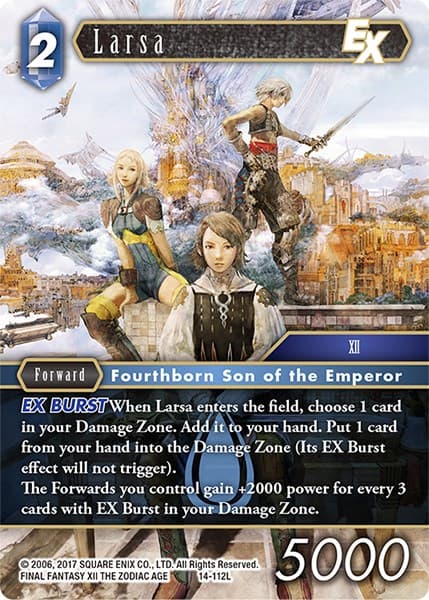 Larsa EX — Opus XIV: Crystal Abyss card