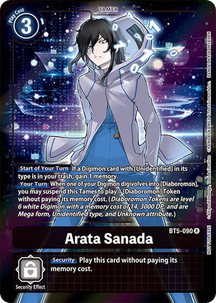 Arata Sanada (Box Topper) — Battle of Omni card