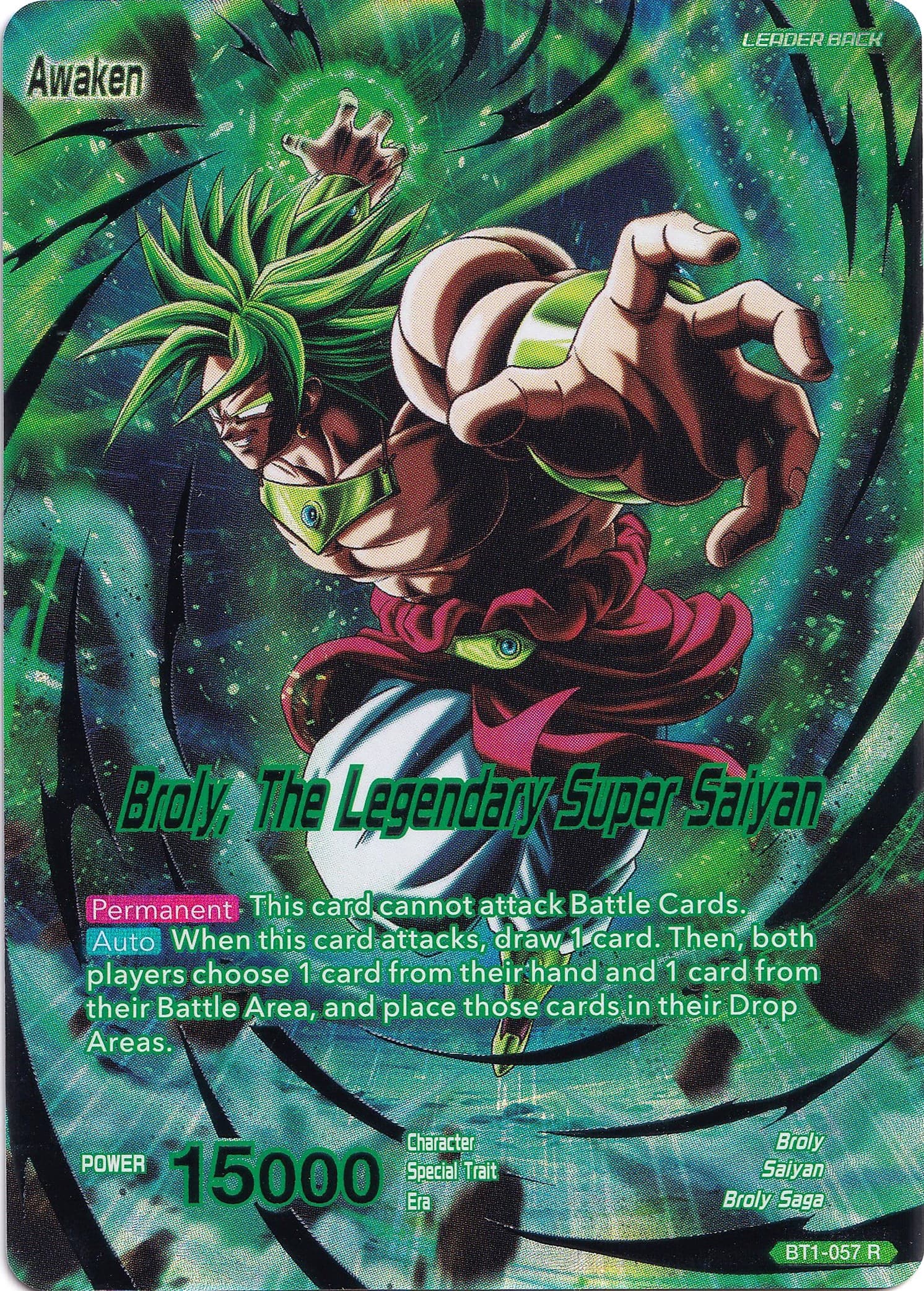 Broly // Broly, The Legendary Super Saiyan — Collector's Selection Vol. 1 card