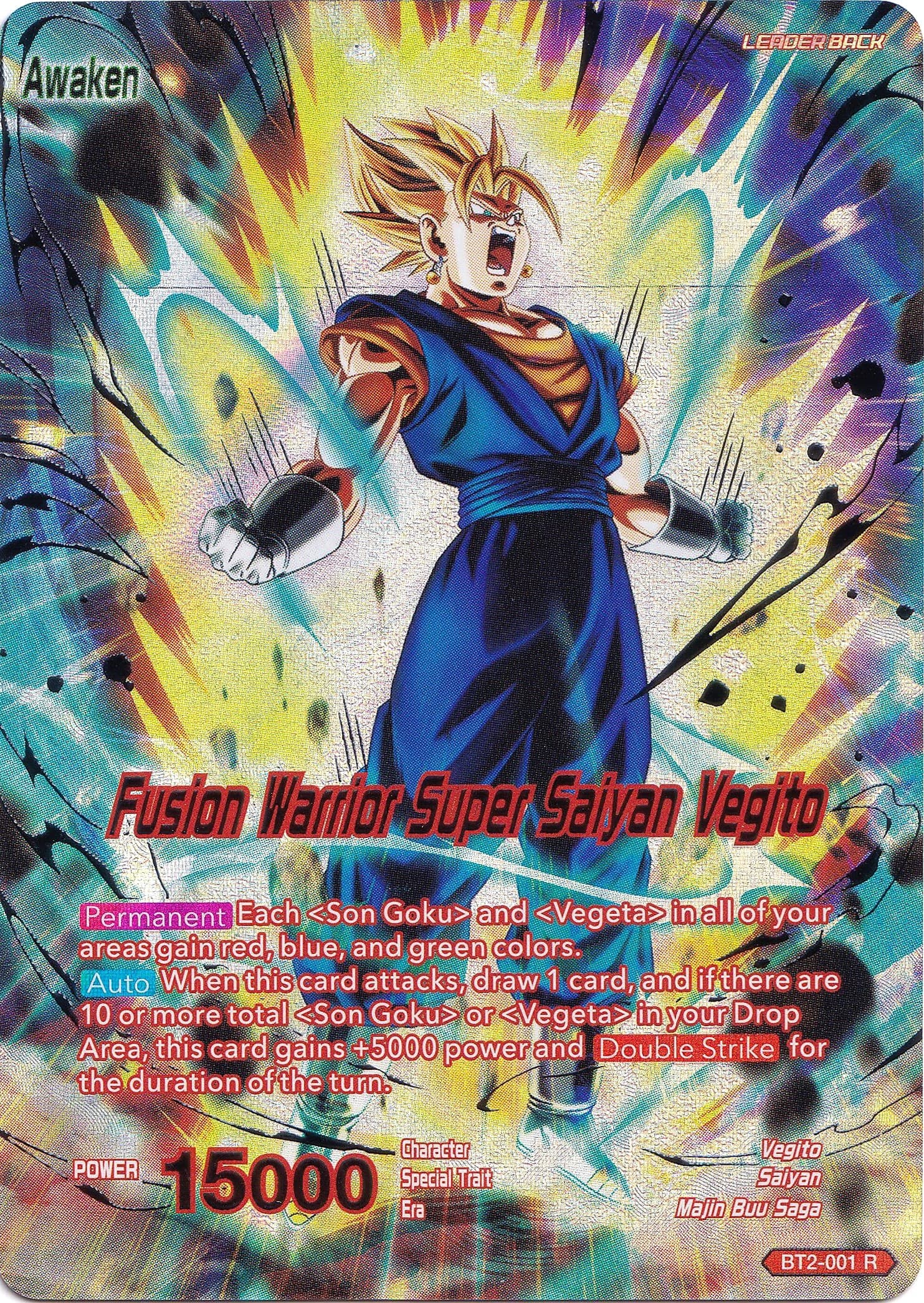 Vegito // Fusion Warrior Super Saiyan Vegito — Collector's Selection Vol. 1 card