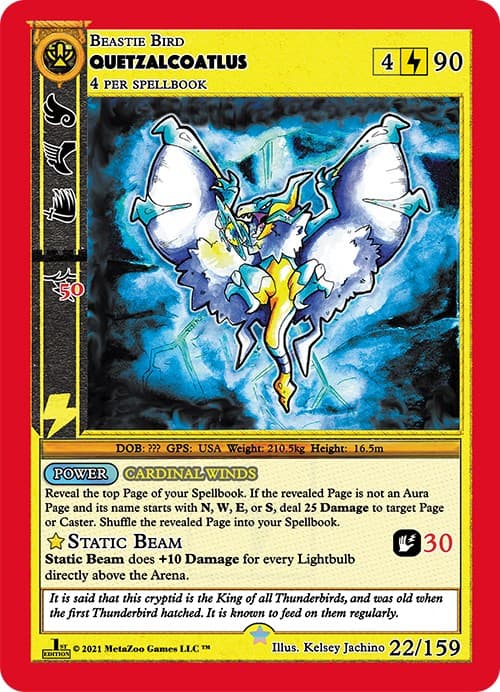 Quetzalcoatlus — Cryptid Nation: First Edition card